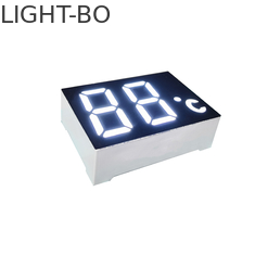 2ディジット7の区分のLED表示超明るい白LED色120-140mcdの光度