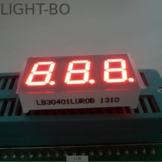 計器板の表示器のための三重ディジット 7 の区分 LED デジタル表示装置 0.40 インチ
