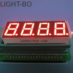 温度調整の 4桁の 0.56 インチのための極度の赤い 7 区分の LED 表示