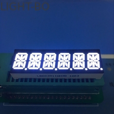 超白い10mm 6つのディジット14の区分は計器板のための表示共通の陽極を導きました
