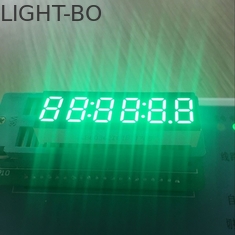 長い寿命のデジタル時計の表示純粋な緑0.36&quot;計器板のための6ディジット