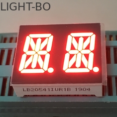 超赤い0.54インチ二重ディジット14 SegmentAlphanumericは計器板のための表示を導きました