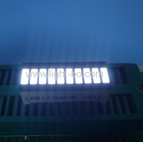 計器板のための赤10の区分LEDのライト バーのGradhの極度の若草色/配列