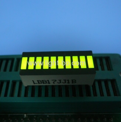 計器板のための赤10の区分LEDのライト バーのGradhの極度の若草色/配列