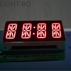 4ディジット7の区分の計器板のための英数字のLED表示明るい赤