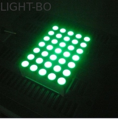 メッセージを動かす純粋な緑 5x7 のドット マトリクス 3mm LED ライトは署名します