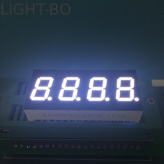 計器板のための超白い0.4インチ4ディジット7の区分のLED表示共通の陰極