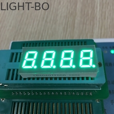 純粋な緑7の区分のLED表示0.4インチ4ディジットの高い光度