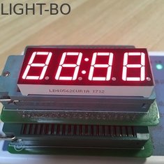 極度の赤いデジタル時計は表示0.56&quot; 4ディジット80-100mcd Lumiousを強度導きました