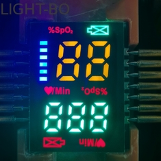 熱い販売超薄い2.8mm指の脈拍の酸化濃度計のためのカスタマイズされた赤いSMD LED表示だけ