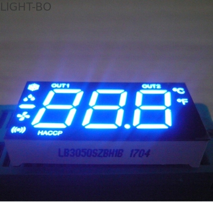 良い価格 青い色の注文のLED表示、冷却装置のための三重ディジット7の区分のLED表示 オンライン