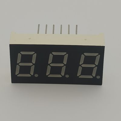 良い価格 カスタマイズされたオレンジ色7セグメントLEDディスプレイ 三桁の共通アノード オンライン