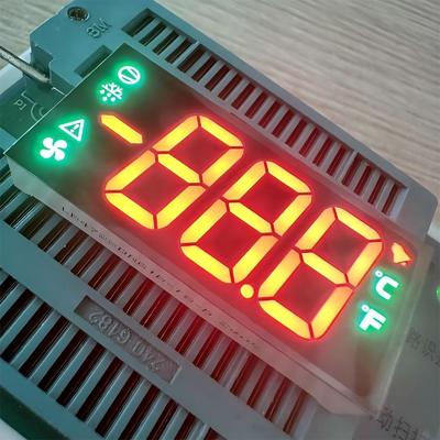 良い価格 3桁7セグメントLEDディスプレイ、0.67インチ（17mm）、デュアルカラー（超高輝度赤/純粋な緑）、コモンカソード、家庭用 オンライン