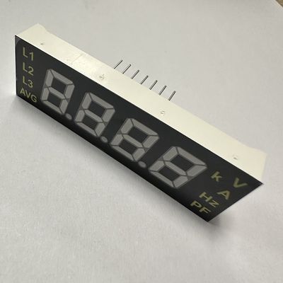 良い価格 Customized Ultra White/Red 4 Digit 7 Segment LED Display module common anode for electrical meter panel オンライン