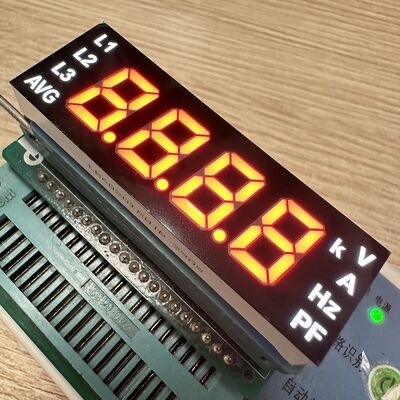 良い価格 電気メーターパネル用 カスタマイズ 超白色/赤色 4桁 7セグメントLEDディスプレイモジュール (コモンアノード) オンライン