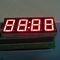 極度の緑0.56インチの時計のLED表示、共通の陽極7表示