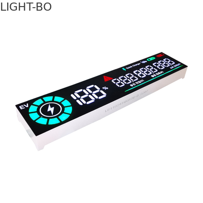 EVの充電器のためのカスタマイズされた白く/緑/赤い7つの区分のLED表示モジュールの共通の陽極