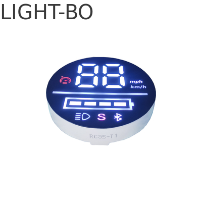 良い価格 極度の明るく白い色注文の円のElectromobileのための35mmの直径をLED表示 オンライン