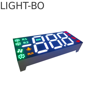 超赤い/Yellowの緑/こはく色三重ディジット17mm冷却装置コントローラーのための7つの区分のLED表示