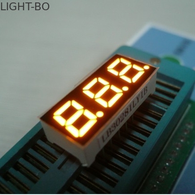 良い価格 表示器の黄色のために多重型になる 3 桁の小型 7 つの区分の LED 表示 オンライン