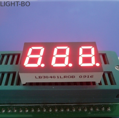 超明るい赤7セグメントLEDディスプレイ 三桁の共通カソード