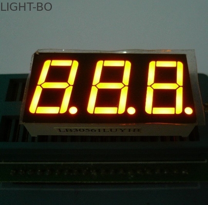 良い価格 電気オーブン/マイクロウェーブのための三重ディジット 7 の区分の LED 表示黄色色 オンライン