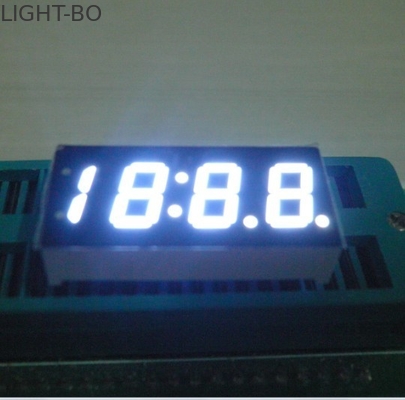 良い価格 車の時計の表示器のための白く明るい 4 つのディジットの数字 7 つの区分の LED 表示 オンライン