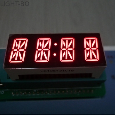 良い価格 4ディジット7の区分の計器板のための英数字のLED表示明るい赤 オンライン