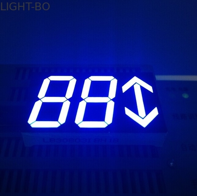 超明るい青 0.80 インチのセット-上箱のための矢によって導かれる表示 3 ディジット