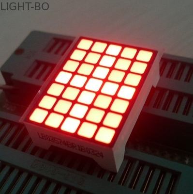 超赤いドット マトリクスは表示5x7を上昇の位置のための22 x 30 x 10のmm導きました