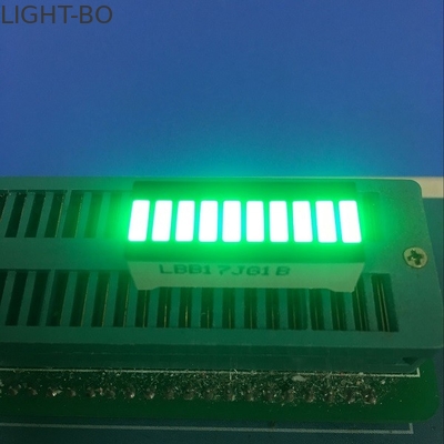 純粋な緑10 LEDのライト バー120MCD - 140MCD光度