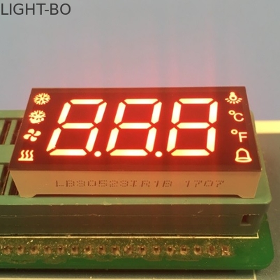 SGS注文のLED表示は、温度の湿気のための多色7の区分表示霜を取り除きます