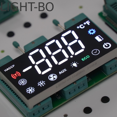 超明るい白色 定番3桁7セグメントLEDディスプレイ 冷蔵庫/冷凍庫用