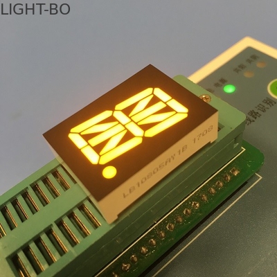コモンアノード 1 桁 LED 16 セグメントディスプレイ 低消費電力