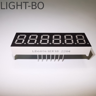 プラスチックボディ 超明るい赤色 14セグメント LEDディスプレイ 文字の高さ 14.2mm