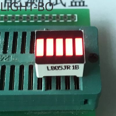 レッド色 アノード5セグメント LEDライトバー バッテリー用 LEDディスプレイ