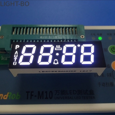 超白い習慣のLED表示、4オーブンのタイマーのためのディジット7の区分表示共通の陽極