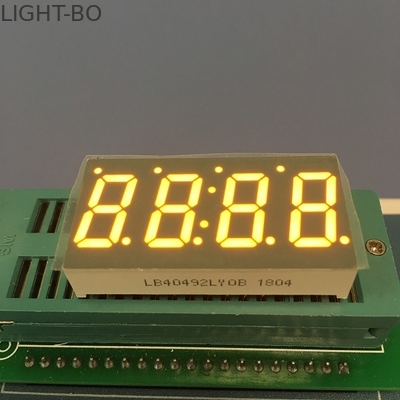 良い価格 温度の表示器のための0.49のlnch 4ディジット7の区分によって導かれる表示こはく色色 オンライン