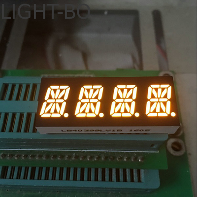 3桁のアルファヌマリックLEDディスプレイ 20mA 電流消費 穴を設置するタイプ 明るく明瞭なディスプレイ