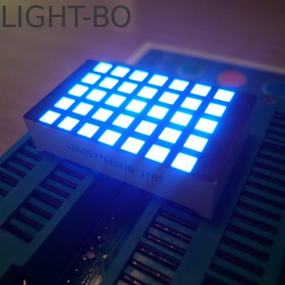 高明るさ 5x7 ドットマトリックス LED ディスプレイ 高リフレッシュレートと -20°Cから70°C