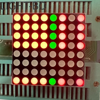 共通アノード安定器性能 3mm 8*8DOT マトリックスLEDディスプレイ 移動信号のための二色赤/緑