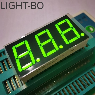 良い価格 トリプル桁0.56インチ 7セグメント LED ディスプレイ 超明るい黄緑 オンライン