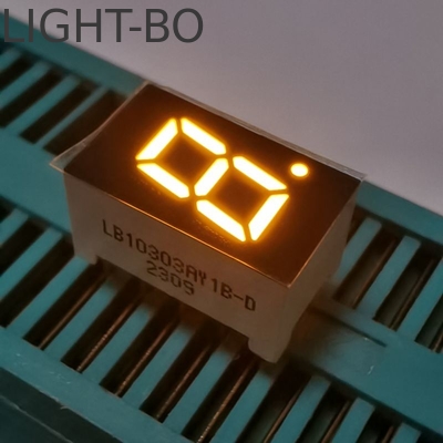 アンバー色 7.62mm 単位7セグメント LEDディスプレイ 共通アンード