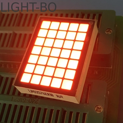 超鮮やかな赤方形 DOT マトリックス 5*7 LED ディスプレイ
