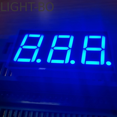 良い価格 共通カソード 超明るい青 7セグメント LEDディスプレイ 三桁 0.56インチ オンライン