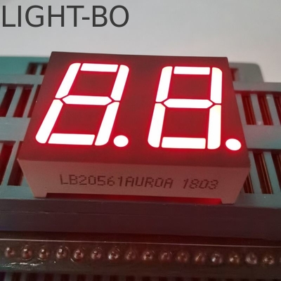 良い価格 共通カソード 超明るい赤7セグメントLEDディスプレイ 18ピン 2桁 0.56インチ オンライン