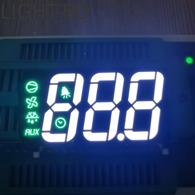 超白/純緑色 3桁LEDディスプレイ 7セグメント 冷蔵庫用共通カソード