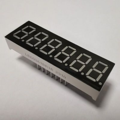 6桁の7セグメントのLEDディスプレイ,9.2mmの高さ,デジタルカウントダウンタイマーのための共通カソード
