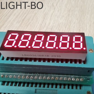 良い価格 高明度の赤色7セグメントLEDディスプレイ 6桁9.2mm デジタルカウントダウンタイマー用のコモンカソード オンライン
