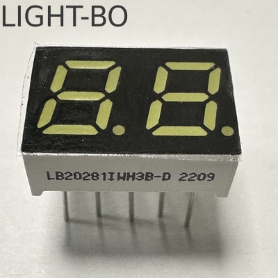 良い価格 2桁の7mm7セグメントLEDディスプレイ 家庭用家電用の超明るい白色共通アンード オンライン